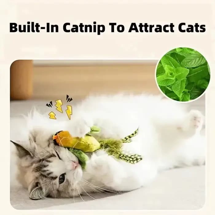 Jouet pour chat qui imite le son d'un oiseau, amuse le chat, amuse-t-il soi-même, soulage l'ennui, corde élastique résistante aux griffures et aux morsures, nouveauté