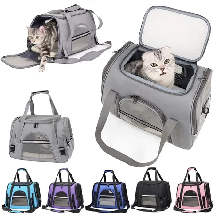 Sacs pour chat sac de Transport pour chien Portable maille respirant pliable sac