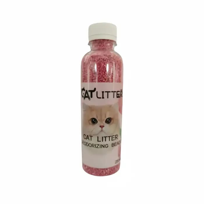 Une bouteille de perles désodorisantes pour litière de chat – Faites l'odeur de votre maison confortable et élimine les odeurs.