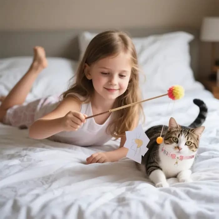 Collier Adorable pour Chat avec Nœud Papillon