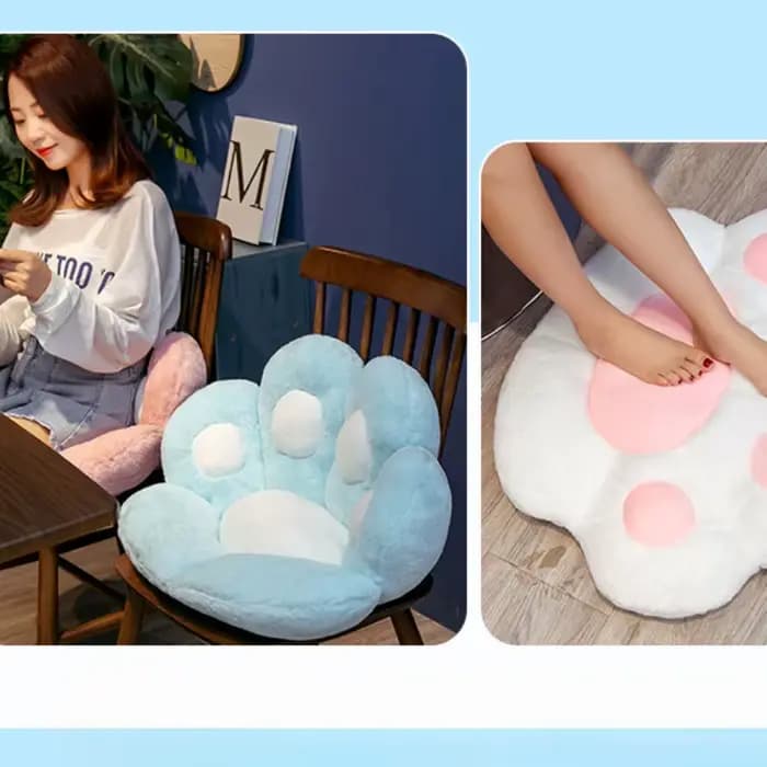 Coussin de chaise en forme de patte de chat