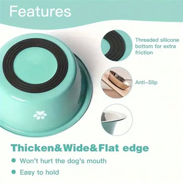 Bol pour chat bassin pour chien en acier inoxydable nouveau imprimé fournitures pour animaux de compagnie bol