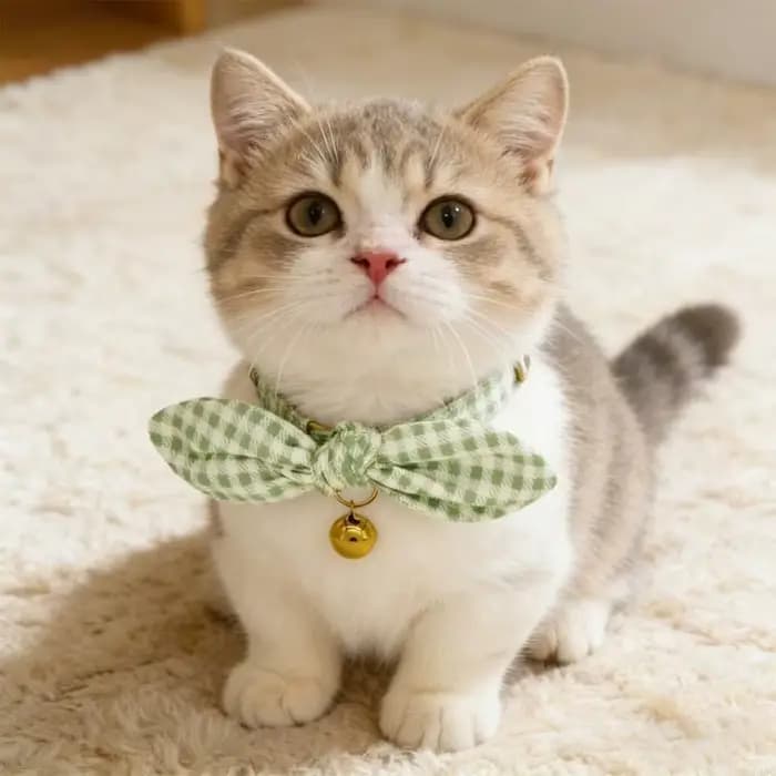 Collier tricoté pour animaux compagnie F19B, conception réglable pour chiens chats petite, moyenne taille, en