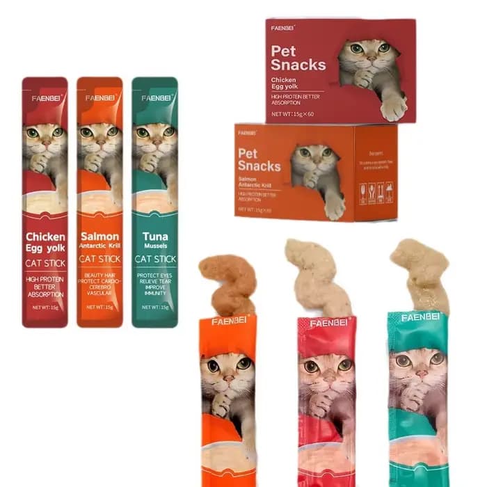 10 pièces de collations pour chats