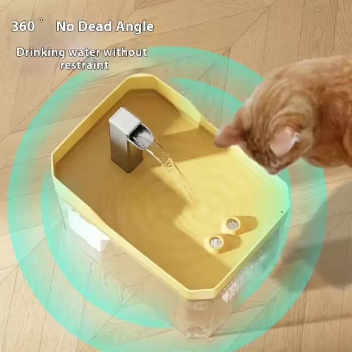 Fontaine à eau pour chat : Distributeur d'eau automatique pour animaux de compagnie avec filtres