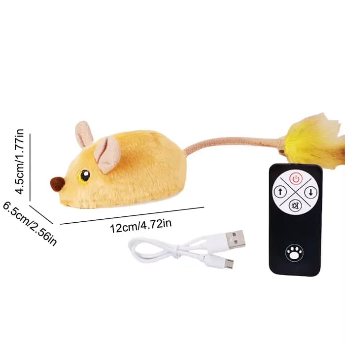 Souris mobile électronique pour chat
