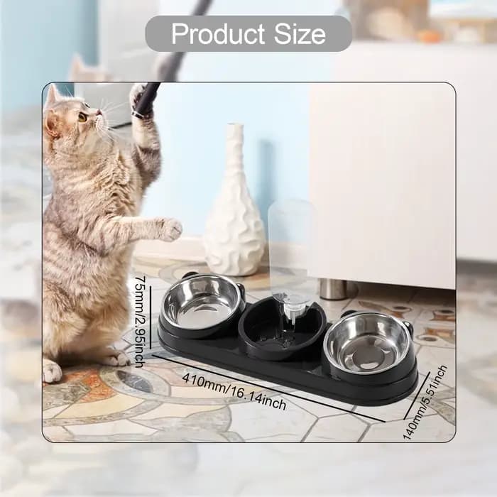 Bols 3 en 1 pour chien et chat