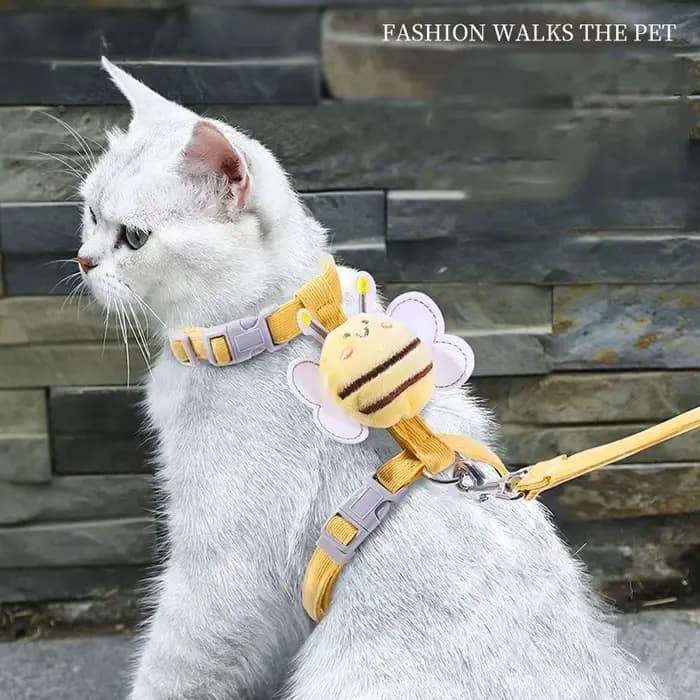 Harnais pour chat mignon Style abeille