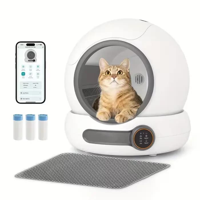 Bac à litière automatique pour chat