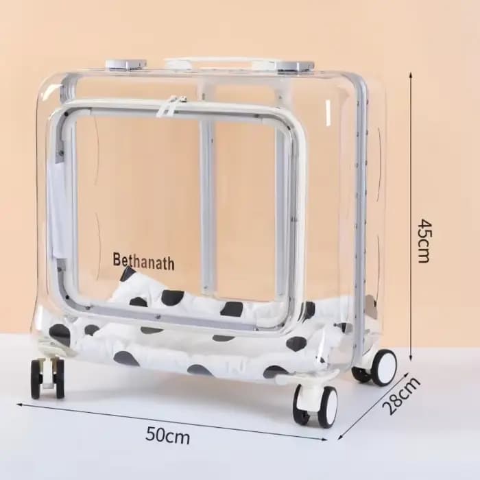 Sac à Dos Transparent pour Animaux de Compagnie