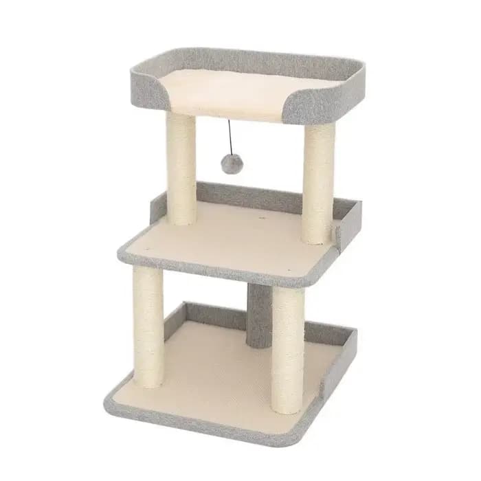 HOOPET Arbre à chat, Tour à chat avec structure intégrée
