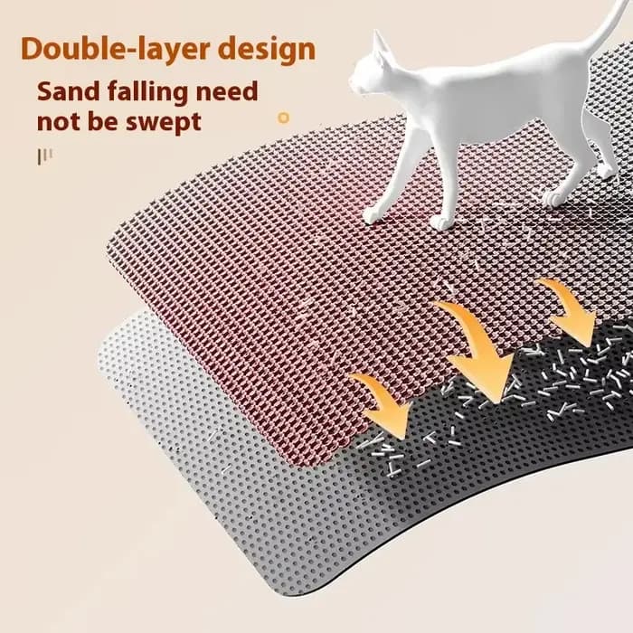 Tapis pour litière de chat
