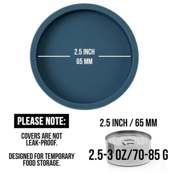 Couvercle en silicone pour boîte de conserve pour chat