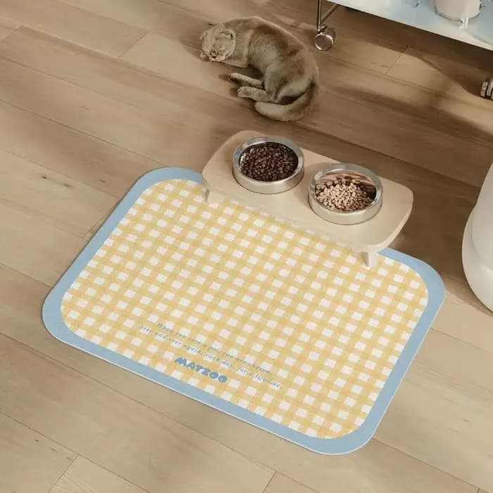 Tapis d'alimentation pour animaux de compagnie