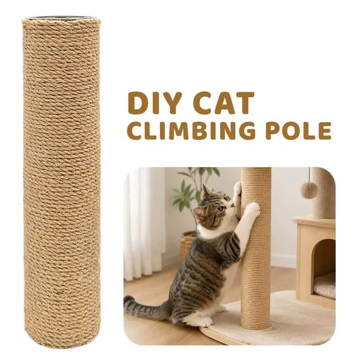 Poteau de remplacement en sisal naturel pour griffoir