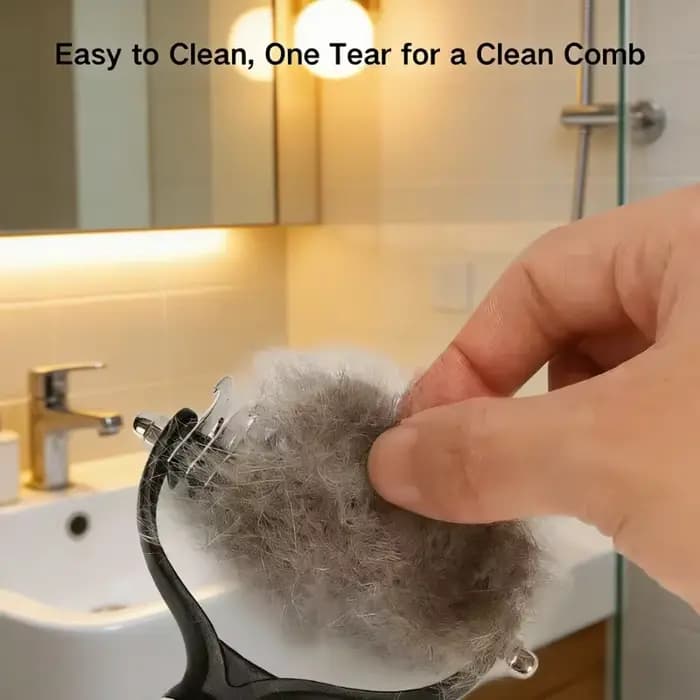 (1PC) Peigne de toilettage pour animaux de compagnie - Choisissez 11 ou 17 dents - Brosse démêlante pour chats et chiens