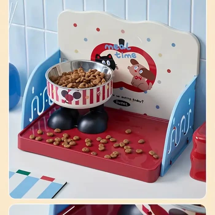 Table de nourrissage surélevée pour chats et chiens