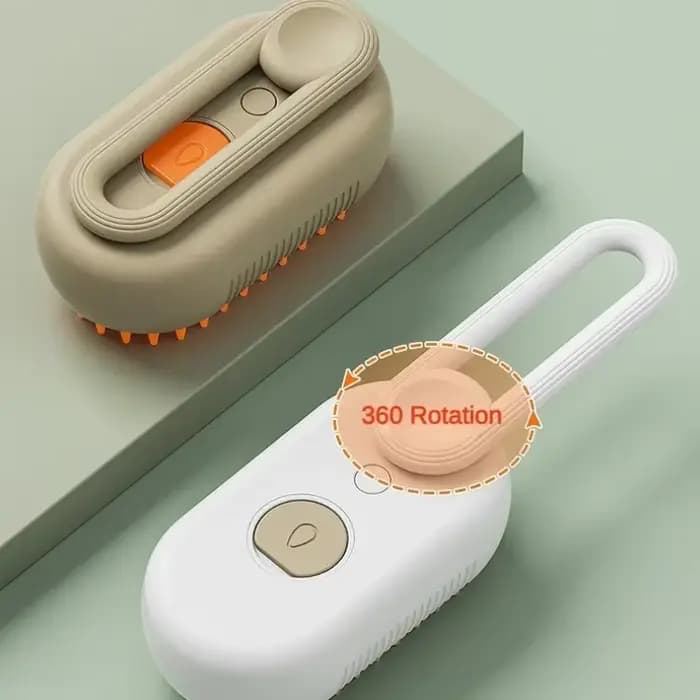 Brosse de Énergie à Vapeur 3 en 1 pour Chat et Chien