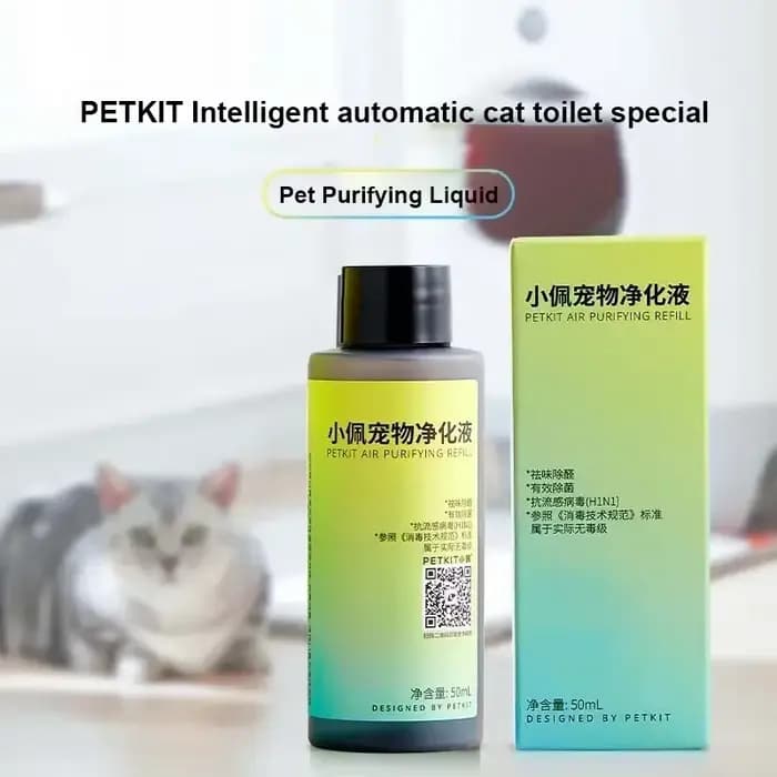 Pour PETKIT bac à litière pour chat Purification spéciale concentré stérilisation désodorisation poire parfum liquide nettoyage déodorant