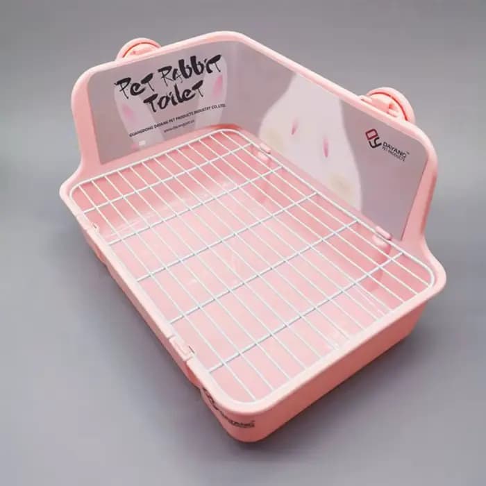 Bac à litière pour lapin, toilettes pour petits animaux, bac à litière d entraîneur pot pour lapin