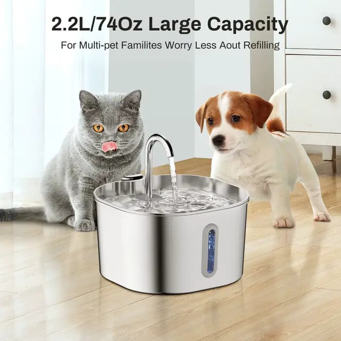 Fontaine d'eau automatique pour chat