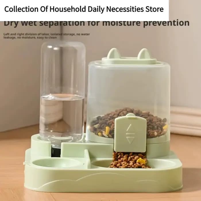 Distributeur automatique d'eau et de nourriture pour chiens et chats