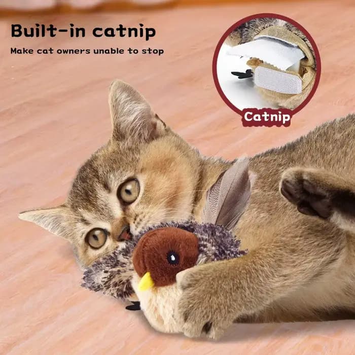 Flappy oiseau interactif chat jouet télécommande USB Rechargeable