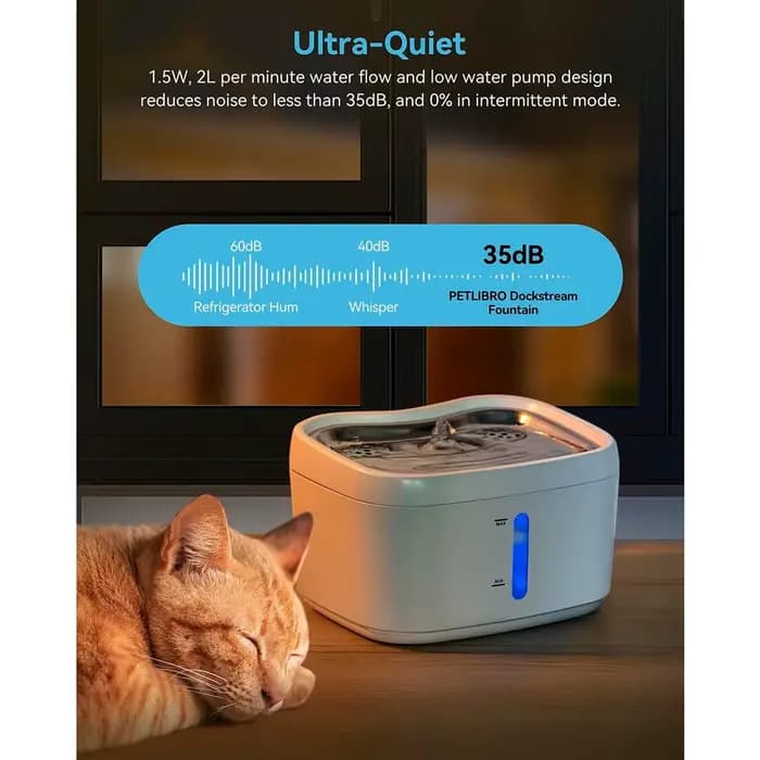 Fontaine d'eau automatique pour animaux de compagnie avec capteur de poids en acier inoxydable