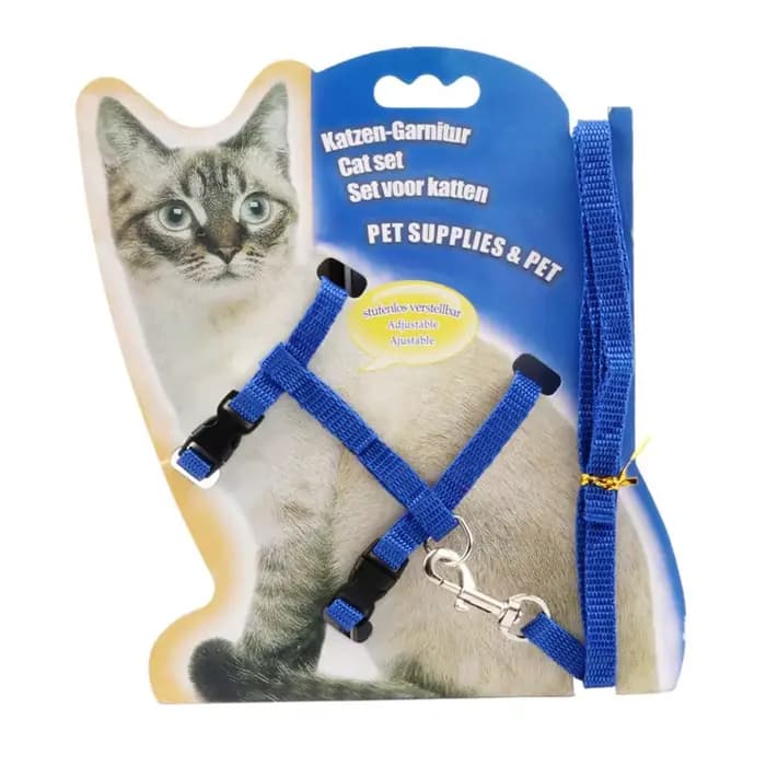 Harnais et laisse pour chat