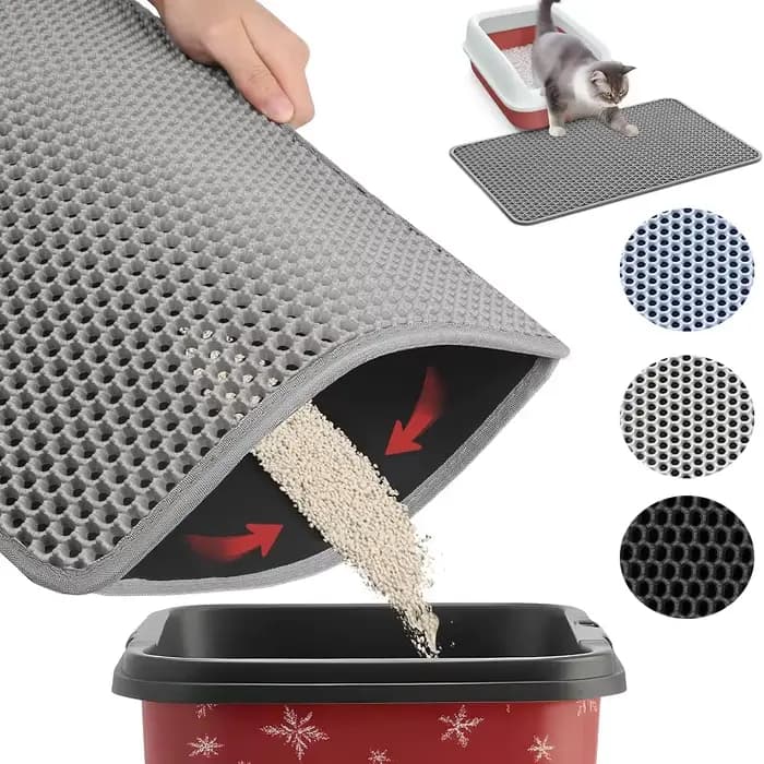 Tapis de litière pour chat