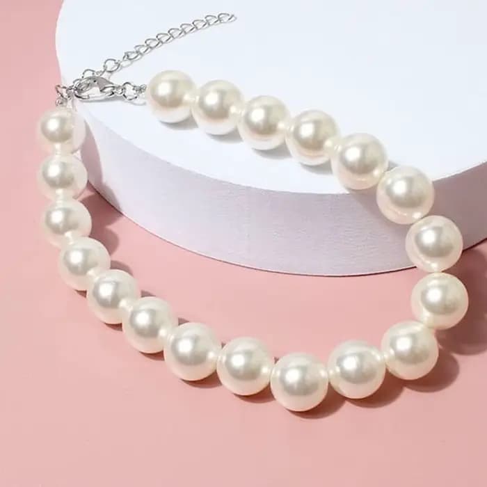 Nouveau collier de chat décoration animal de compagnie mignon exquis cou chaton réglable été chat collier haute Simulation perles fournitures pour animaux de compagnie