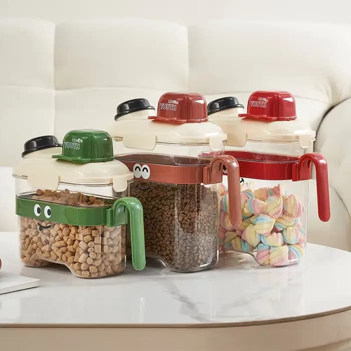 Boîtes de rangement pour nourriture pour chats