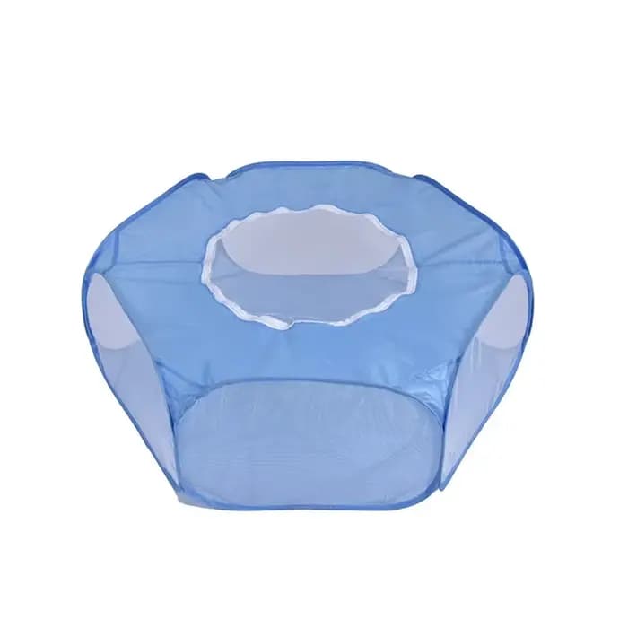 Petite Cage transparente Portable pour animaux de compagnie, tente pour chat et chien, parc pour animaux de compagnie, clôture de cour pliante ouverte pour chien, Hamster, lapin, cochon d'inde