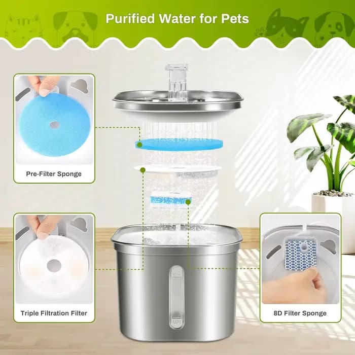 Filtre de remplacement pour fontaine d'eau pour chat