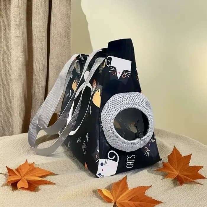 Sac de transport pour chat Portable pratique Oxford grande capacité sac à dos pour animaux de compagnie respirant motif de dessin animé sac à main pour chien pour chats chiens chiot