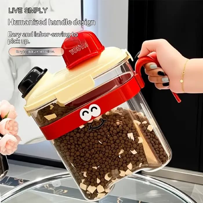 Boîtes de rangement pour nourriture pour chats
