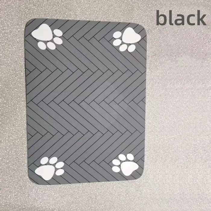 S (petit chaton)、 M、L tapis d'alimentation absorbant pour animaux de compagnie