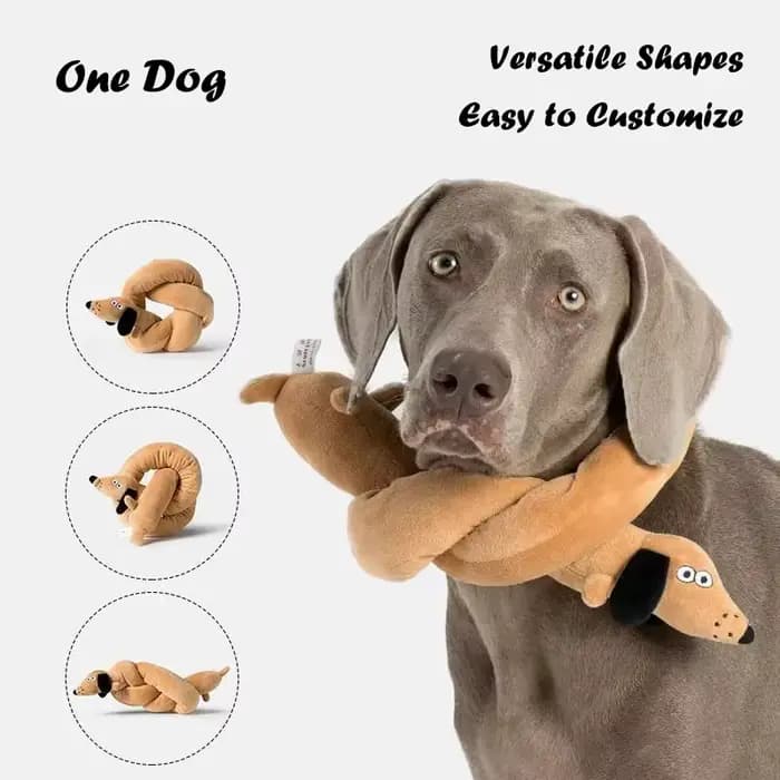 Peluche Teckel Squeaky
