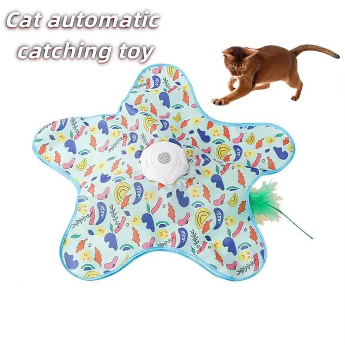 Jouet électrique interactif pour chat : tourne-disque intelligent et amusant pour stimuler et soulager l'ennui