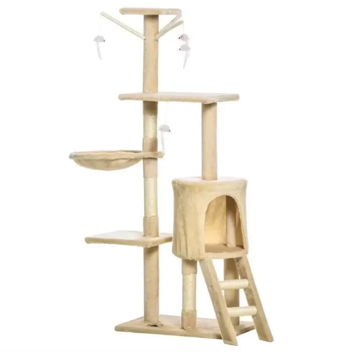 Arbre à chat adapté aux jouets pour animaux de compagnie