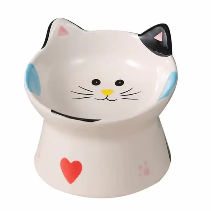 15 ° Gamelle inclinée surélevée pour chat