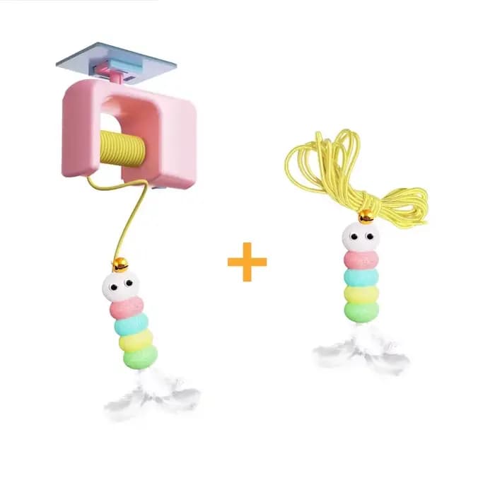 Jouets électriques interactifs pour chats, nouveaux et populaires, avec portes suspendues, balles automatiques pour chats, jouets amusants pour chats à faire jouer soi-même