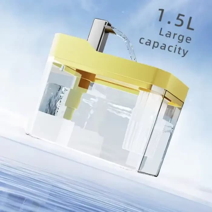 Fontaine d'eau USB pour chat avec filtre automatique