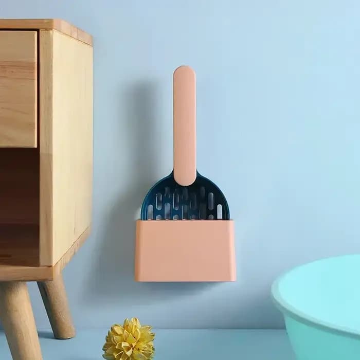Ensemble de pelle à litière pour chat avec base