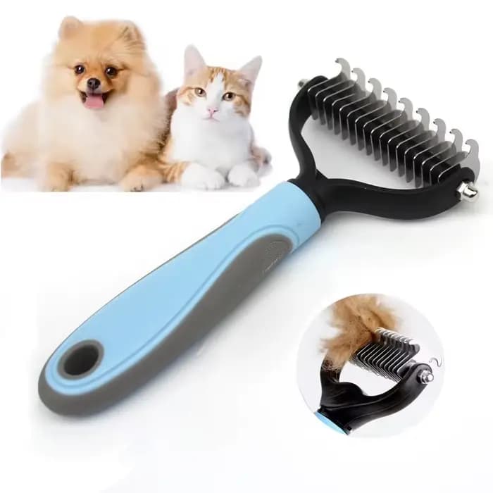 Brosse professionnelle anti-poils pour animaux de compagnie
