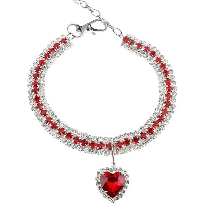 Collier pendentif en cristal pour animal de compagnie