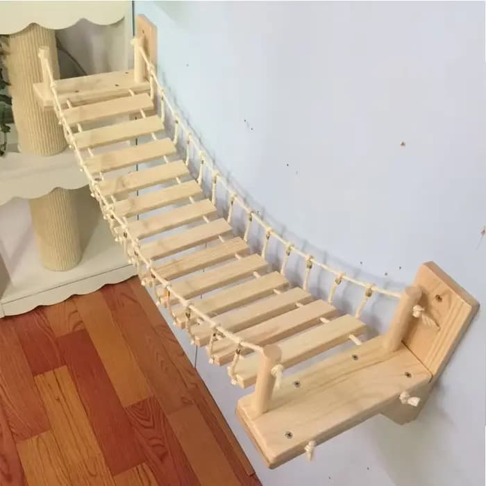 Pont mural pour chat, arbre pour animaux de compagnie