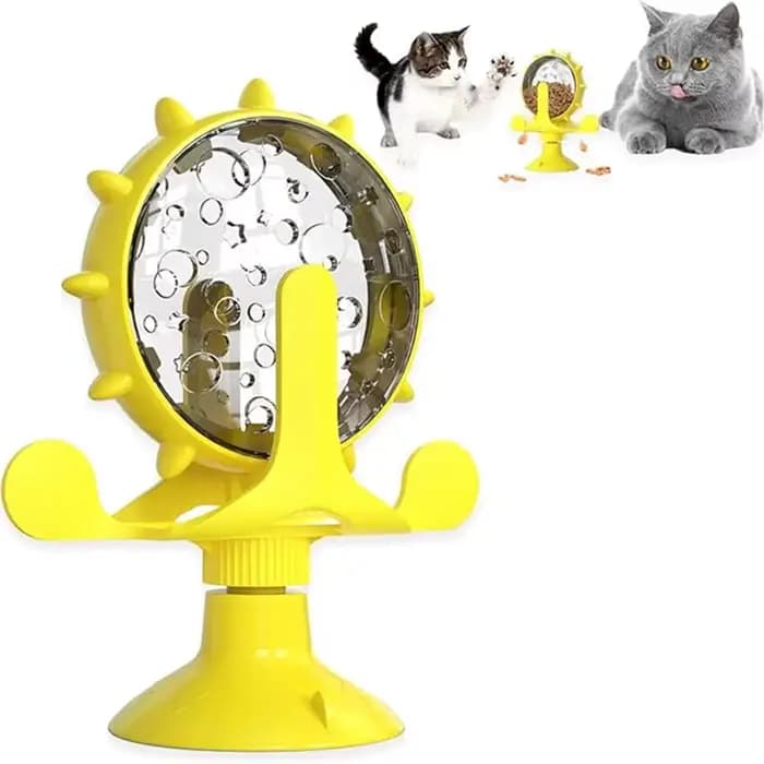 Jouet distributeur de friandises pour chat et chien