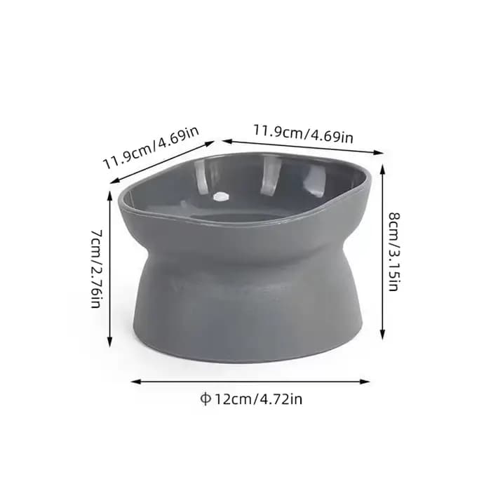 Bol de nourriture pour chat/chien à double usage