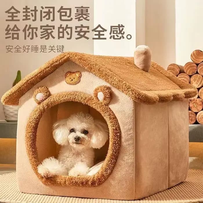 Chenil pour chat quatre saisons universel Bie Ye maison nid fermé détachable lavable